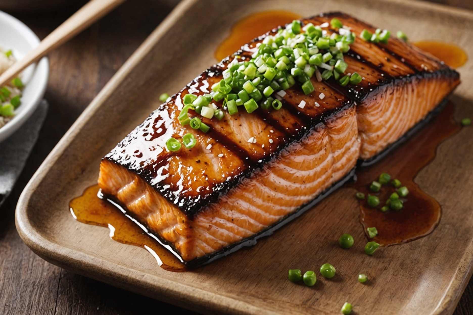 Deliciously sweet and savory salmon with a rich glaze.